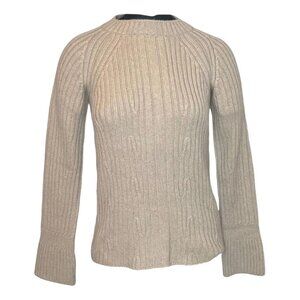 Hermes Womens Beige Boat Sweater Camel Hair EU Size 38 Pullover New With Tags